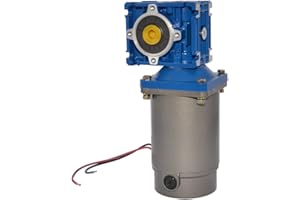 AZSSMUK Schneckengetriebemotor mit hohem Drehmoment, 12 V, 24 V, 90 V, 120 W, permanenter Magnetmotor mit Getriebe für Fenster, Türöffner