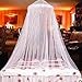 niceEshop(TM) White Elegant Lace Bed Canopy Mosquito Net