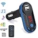Produktbild Bluetooth Wireless FM Transmitter MP3-Player Freisprecheinrichtung Auto Kit USB TF SD Remote