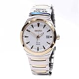 Seiko Herren SOLAR Solar- Analog Dress Reloj NWT SNE292P1