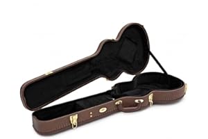 gear4music Estuche rígido de Lujo para Guitarras eléctricas Singlecut
