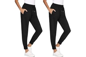 FGFD&OU Pantaloni Donna Pantaloni Sportivi Donna Jogging Cotone Pantaloni Tuta Donna Elasticizzati Pantaloni Ginnastica Casual Lunghi da Fitness Pantaloni Jogger Donna