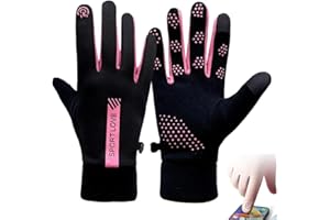 SAKEMA Waterproof Finger Touch Screen Non-Slip Cold Resistant Gloves, Winter Gloves for Men and Women, Windproof Warm Glove for Cold Weather, Perfect for Cycling, Running, Driving, Hiking