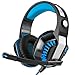 Produktbild 2017 GM-2 Gaming Headset für PS4 Xbox One PC Bequeme LED 3,5 mm Stereo Gaming LED Beleuchtung Over-Ear Kopfhörer mit Mic für PC Computerspiel Mit Noise Cancelling & Lautstärkeregler