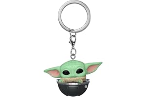 Funko POP! Keychain: MND S9- Grogu (dziecko, mały Yoda) - Star Wars: the Mandalorian Novelty Keyring - kolekcjonerska mini figurka - wypełniacz do pończoch - pomysł na prezent - oficjalny towar