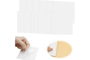 ICYWINK Aufblasbarer Schwimmbad Reparaturset, 12 Stück Schwimmen TPU Pool Reparatur Flicken Kit, 3,5x3,5 Inch, Flicken Luftmatratze Selbstklebend Wasserdicht TPU Luftmatratze Poolflickzeug