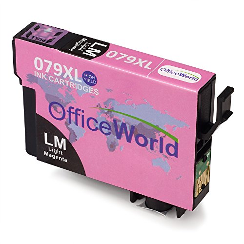 OfficeWorld Kompatible Patronen Ersatz für Epson T0792 T0793 T0794 T0795 T0796 Farbtintenpatronen Kompatibel für Epson Stylus Photo 1400 1500W P50, Artisan 1430, PX650 660 660+ 700W 710W 720WD 730WD 800FW 810FW 820FWD 830FWD - 6