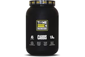 TIME 4 NUTRITION Time 4 Carbs 1.8kg Carb Powder – 100% Pure Unflavoured Premium Grade Maltodextrin Powder – High Calorie Weight Gain Powder – Vegan Carbohydrate Powder – Carbohydrate Supplement
