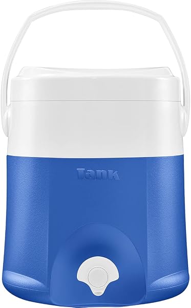 Ice Tank, Insulated Plastic Cooler, BPA Free, Leakproof -1 Year Warranty