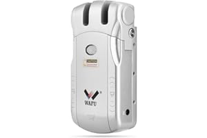 LAZMIN112 Serratura elettronica senza fili con telecomando Smart Touch, serratura senza chiave per porta d'ingresso Serrature di sicurezza antifurto invisibili con 4 telecomandi(Adattatore BT argento + USB)