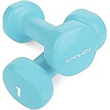 Spokey Shape IV - Set di manubri corti, 2 pezzi, rivestiti in vinile | manubri per fitness: diversi livelli di peso da 0,5 a 