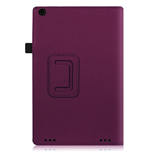 Fintie Odys Rapid 10 LTE Hülle Case – Slim Fit Folio Premium Kunstleder Schutzhülle Tasche Etui Smart Cover mit Ständerfunktion für Odys Rapid 10 LTE 25,7 cm (10,1 Zoll) Tablet-PC, Lila - 8