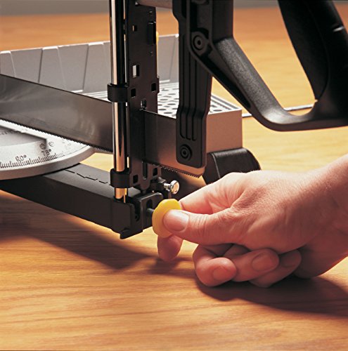 Stanley Gehrungslade aus Metall mit Säge, 560mm Länge, 95mm max. Höhe, 143mm max. Breite, 45°/60°/90°, 1-20-800 - 3