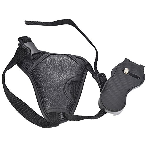 Itian PU Cuir stabilisation ergonomique Poign  e dragonne Band pour Nikon  Canon  Pentax  Minolta  Panasonic  Olympus  Kodak  SLR  DSLR Sony Appareils photo num  rique