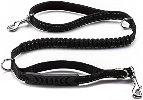 HollyChoice Hands Free Bungee Running Dog Lead Dog Walking Leash Comfortable and Safety