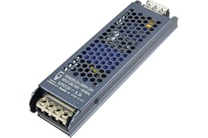 NUOVA GERMANY Alimentation Professionnelle 8.3A DC24V LED Bande Transformateur Ampère Stabilisé AC220V Super silencieux Fanless (24V, 200W)