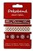 Produktbild 3er Set Geschenkband Weihnachten - tolles Dekoband, Schleifenband, Zierband für Weihnachten