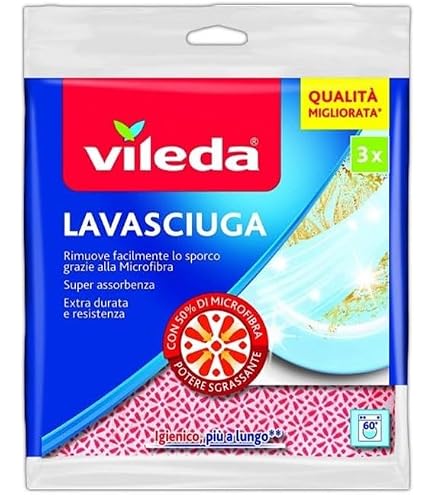 Vileda 235825 Spazzola Professionale In Spugna Morbida 30 Cm – Pulizia Interni, Colore Blu