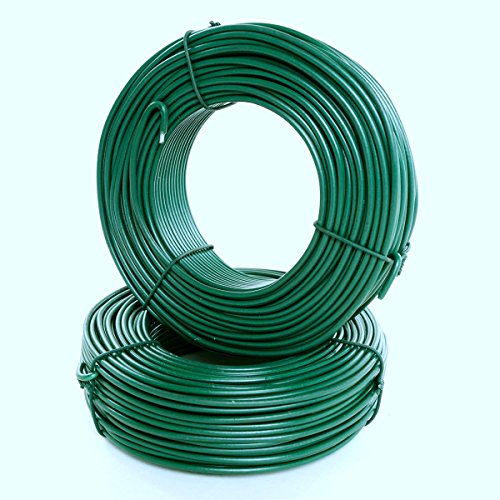 Preisvergleich Produktbild Bindedraht Grün, Länge 25m, Drahtstärke Ø 2,0mm