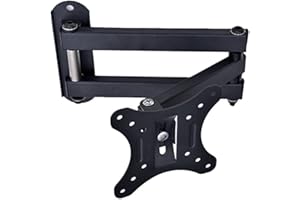 TAHA TV Wall Bracket Mount Mounting Tilt swivel for Most 14-30 Inch LED LCD OLED Plasma TVs MAX VESA 100x100mm