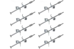 TERF® 8 Pcs Heavy Duty Worktop Connector Bolts M6 X 150mm Kitchen Furniture Connector Clamps Butterfly Bolt For Jointing Fixing and Clamping