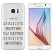 Produktbild Samsung Galaxy S7 Hülle von licaso® aus TPU schützt Dein S7 5,1" Chocolate doesn't ask silly Questions Chocolate understands Schokolade Muster Schutz-Hülle Cover Case transparent klare Schutzhülle galaxyS7 Tasche Silikon Style (Samsung Galaxy S7, Chocolate Understands)