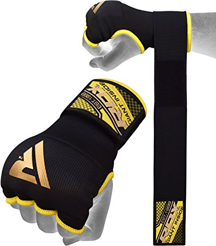 RDX Boxen Elastisch Innenhandschuhe MMA Boxbandagen Handschuhe Daumenschlaufe - 2