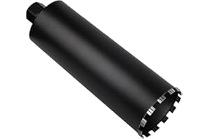 CPROSP Corona Diamantata da 162mm 1¼" UNC, Corona a Corona,Lunghezza 420 mm, Punta per Trapano in Calcestruzzo, Muratura e Pietra