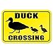 Produktbild OneMtoss Schild Aluminum Sign, Duck Crossing 9"H x 6"B Metall Blechschild Verkehrsschilder Aluminium