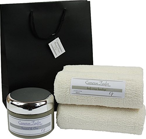 Mens Seaweed and Clay Contour inch-loss Body Wrap Kit