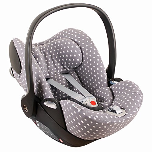 Preisvergleich Produktbild Bezug für Cybex Cloud Q - Ukje - Grau Sterne