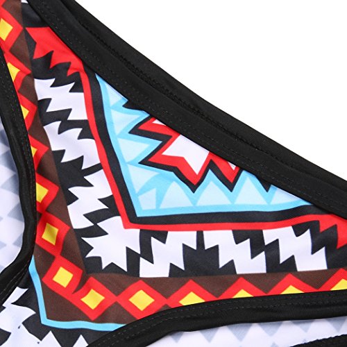 CRAVOG Sexy Damen Bikini-Sets Bikini Push up Bandeau Badeanzug Bademode Badebekleidung - 8