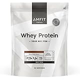 Amazon-Marke: Amfit Nutrition TOTAL Whey Protein Pulver, Geschmacksrichtung: Stracciatella, 33 portions, 1 kg (1er Pack),