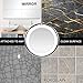 KEDSUM 10x Magnifying LED Lighted Travel Makeup Mirror, Bathroom Vanity Mirror with Strong Suction Cup, Daylight Color Illuminated Cosmetic Mirror,360 Degrees Rotates,Battery Operated