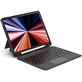 Fogy Stand Case with Mag Touch Keyboard Compatible with Apple iPad Air 13 M3/M2 2025-2024 For Model (A3268-A3269) (A2898-A2899