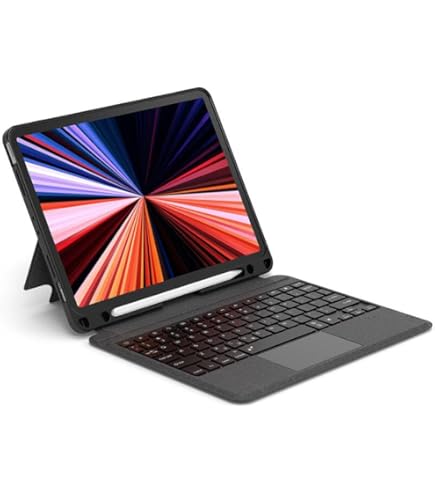 IPad Air 13 M2 2024 Uyumlu ışıklı Magic Keybord Klavyelı Kılıfı