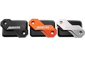 R RADICAL RACING Bremszylinderabdeckung Radical CNC Parts (Orange) passend für KTM RC 125 (2017 bis 2020) AMZ-RR009101-OR.v532