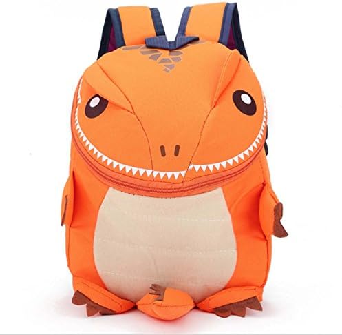 Children's Shoulders Backpack Cartoon Monster Style Travel Bag Rucksack ( Color : Orange , Size : 1 )