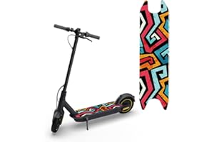 VERSAGENIUS Adhesivo de papel de lija para pedal de scooter, PVC, impermeable, para Ninebot Max‑G30 (graffiti)
