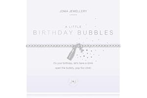 Joma Jewellery A Little Birthday Bubbles Silver Bracelet | 17.5cm Stretch