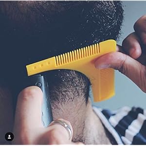 GROOMARANG Beard comb & Bart Template for the perfect Bartfom, Bart Styling, Shaving the Bart line, Symmetrical Bart by… - Image 7
