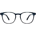 Lenskart HUSTLR - As Seen On Shark Tank | Peyush Bansal Glasses | Zero Power Bluecut & Antiglare Computer Eyeglasses | Full Rim Square | For Men & Women | LB E14058