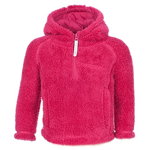 Trespass Baby Girls Little Lamb Half Zip Fleece Jumper (18/24 Months) (Cassis)