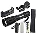 Produktbild Taschenlampe,Ourmall 5000lm XM-L T6 Führte Taktische Zoombar Wiederaufladbar Taschenlampe Torch Lampe + 18650 + Ladegerät