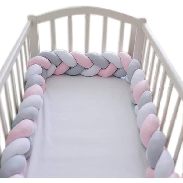soft knot crib bumper