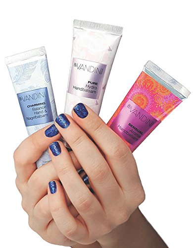 aldo VANDINI Set Handpflege to go Edition II – Geschenkset mit 3 Handcreme 30 ml, 1er Pack (1 x 90 ml) - 3