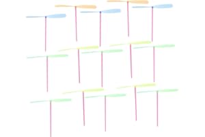 JFGDVW 15 Pieces Dragonfly Hand Flying Toy, Hand Flying Helicopters, Dragonfly Flying Helicopter Toy, Propeller Flying Helicopter, For Kids Outside Activities, Birthday Party(Random Color)