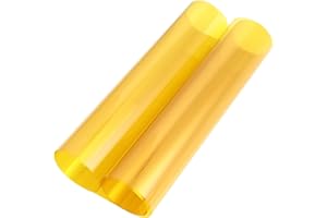 Uonlytech Farbfilm Drehen Led Abdunkeln Folie Led Farbfolie Film Blitz Filter Transparente Film Blitz Korrektur Licht Filter Led Abdunkeln Folie Klebefolie Gelb Transparen
