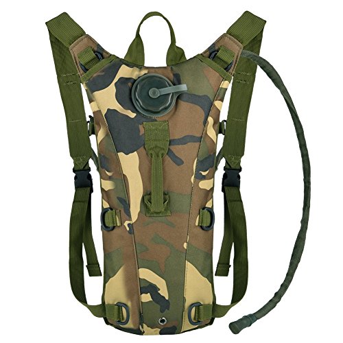 Alando wasserdichter Trinkrucksack Fahrradrucksack mit 3L trinkblase, Ideal für Radsport, Laufen, Joggen, Wandern, Motorad, Camping