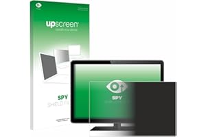 upscreen 15.6" Blickschutzfilter für 15,6 Zoll Standardgrößen (39.6 cm) [345 x 194 mm, 16:9] - Blickschutzfolie Anti-Spy, Privacy Filter